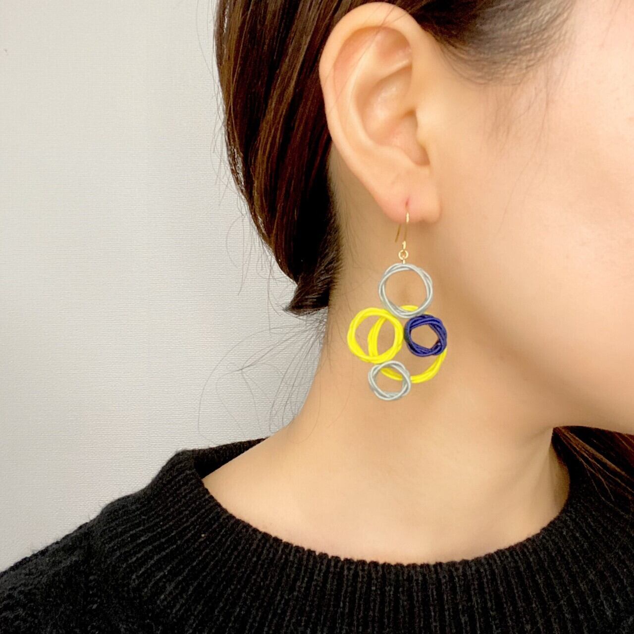 ∞つぶつぶ∞/水引ピアス | tietie kanazawa