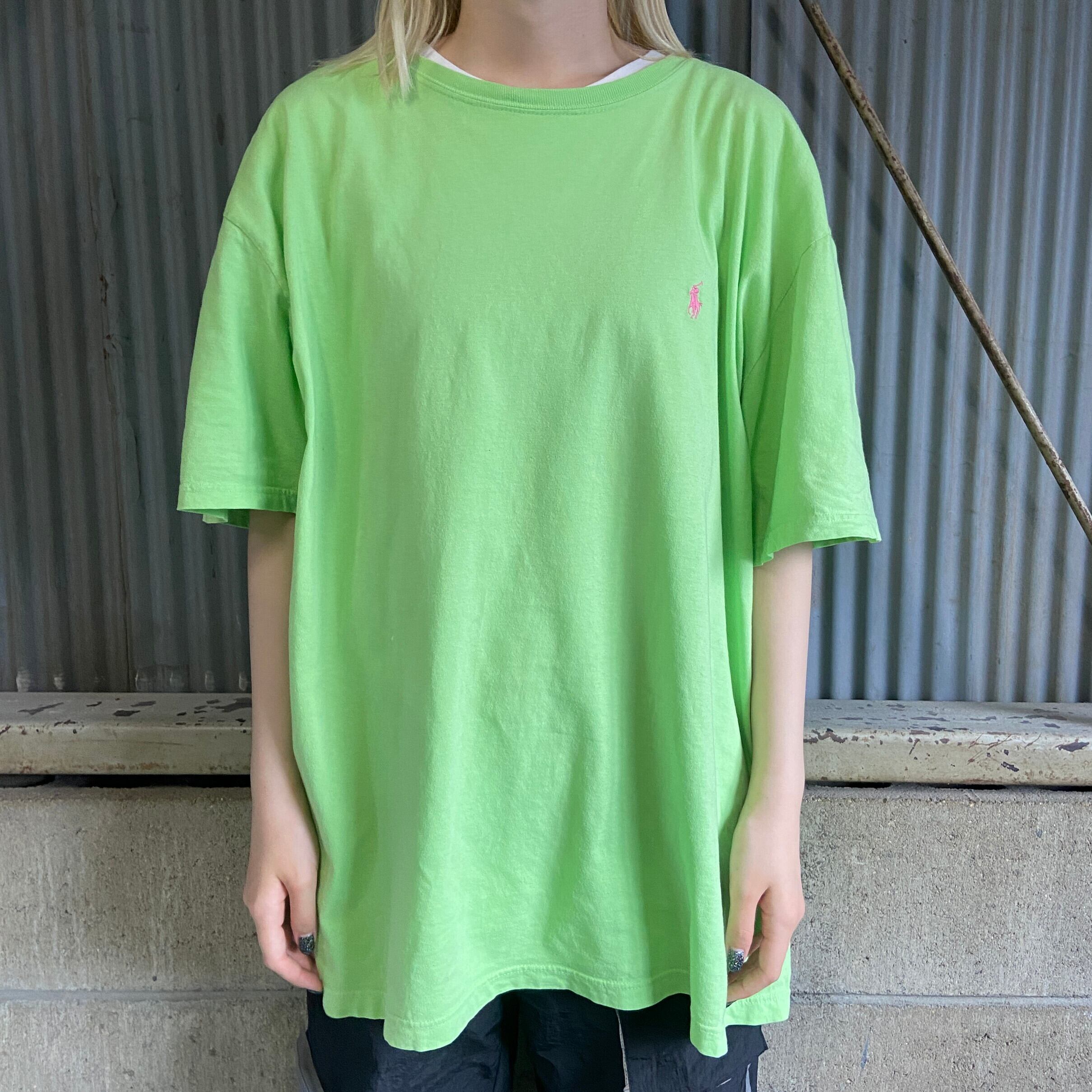 Double RL ポロシャツ ホースプリント 半袖 馬 黄緑/IW112 40a4855f59da7900813d9e2b3553ea