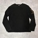 EMPORIO ARMANI ロゴ ロンT 長袖Tシャツ ブラック 袖プリント