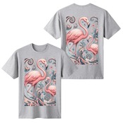Women's Cotton Front & Back Printing T Shirt Paisley 4523