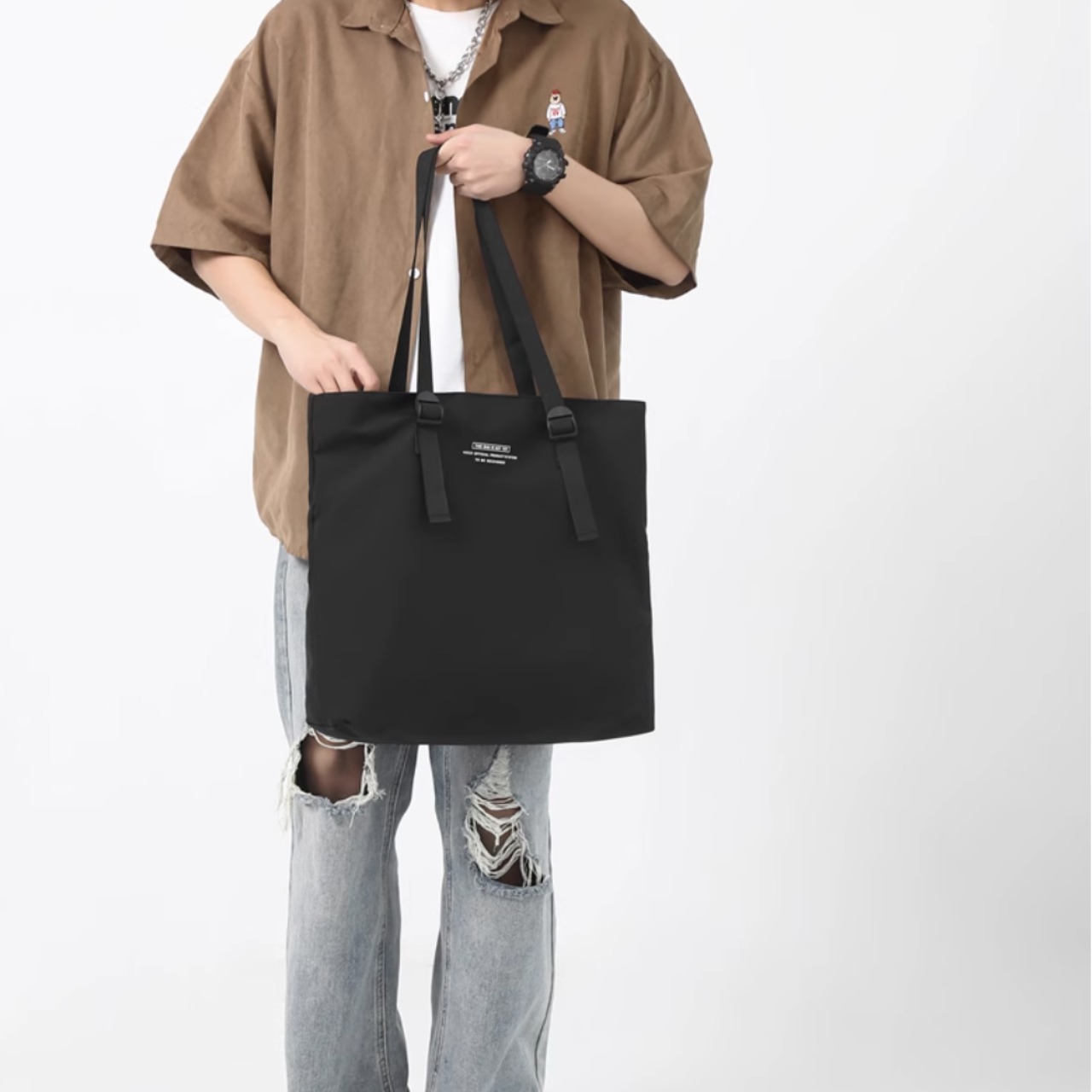 ボックスシルエットトートバッグ af0185