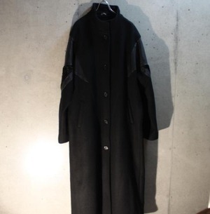 Dolman sleeve design wool coat