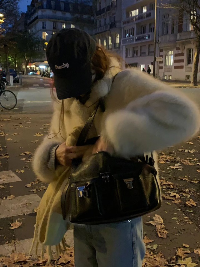 (OUNCE)  alpaca wool muffler / 3color