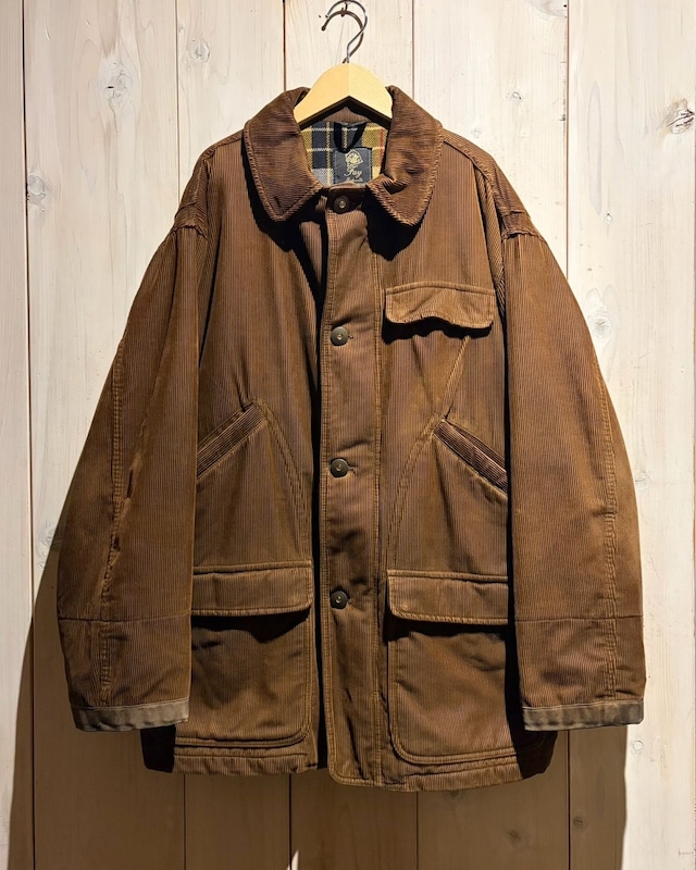 【a.k.a.C.a.k.a vintage】“FAY” Multiple Pocket Gimmick Vintage Corduroy Jacket