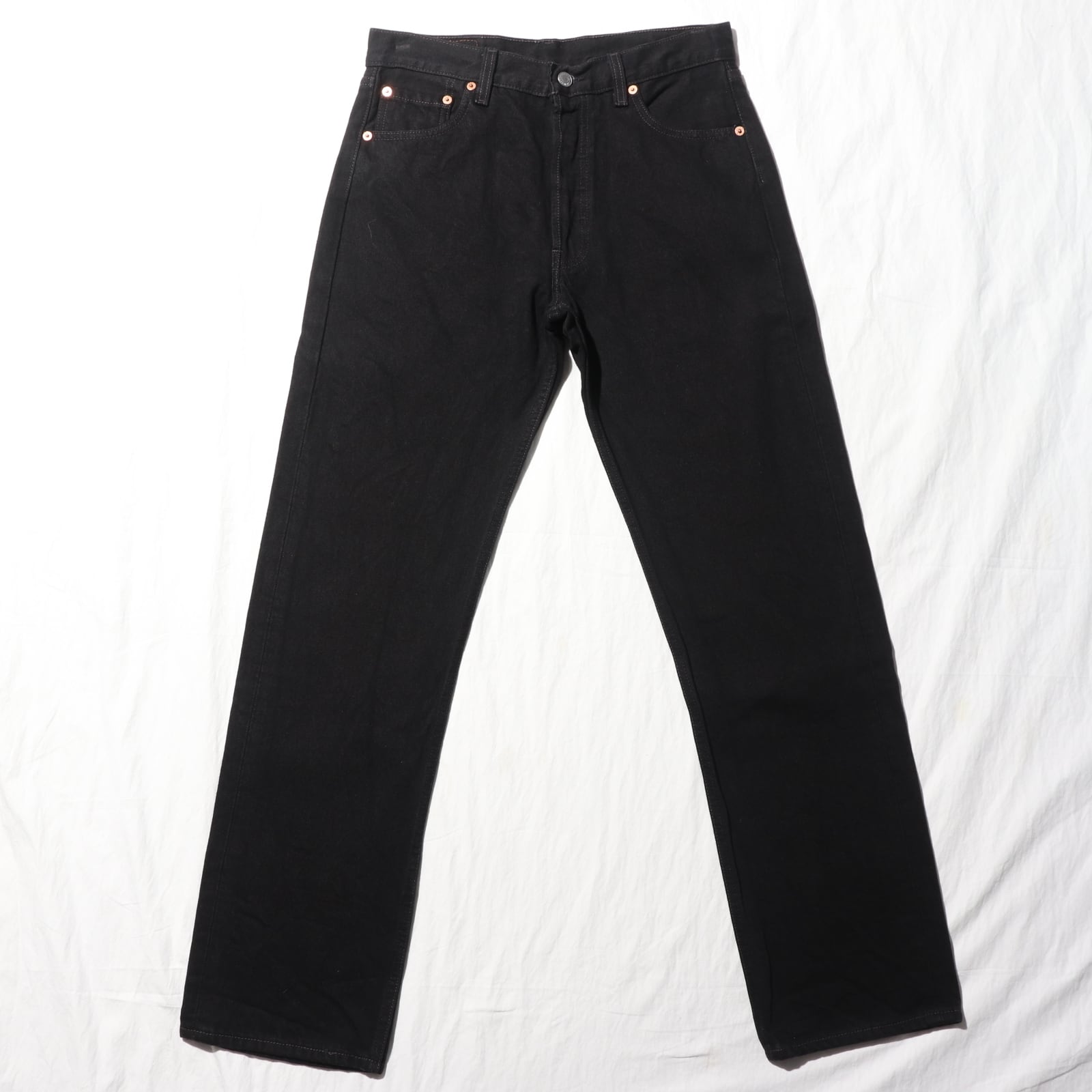 Mint 30×30 Levi's 501 USA 96年 サルファーブラック デニム Mint 30×30 Levi's 501 USA 96年 サルファーブラック デニム