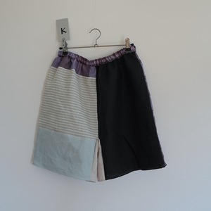 ぬのつなぎ パジャマパンツ - リネン J~Q