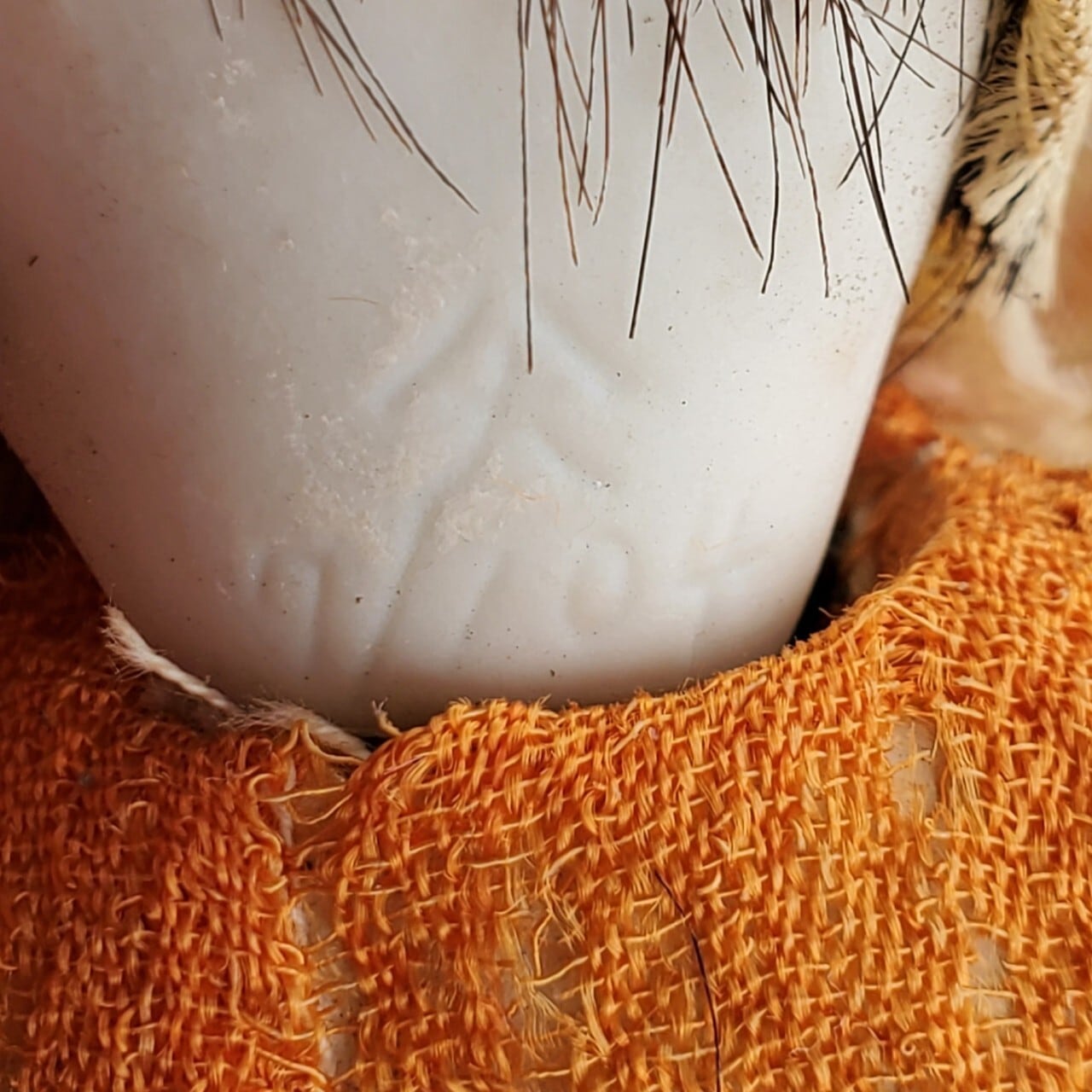 ド*ン様 山大 さくらビスク スリーピングドール（約24cm）昭和初期