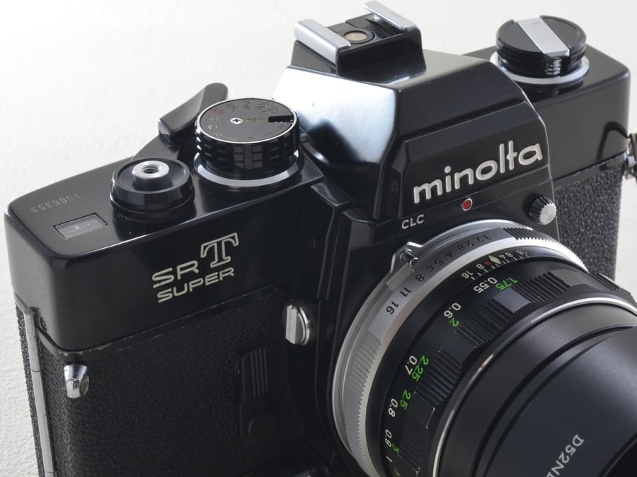 MINOLTA SRT SUPER ブラック / MC ROKKOR PF 55mm F1.7 整備済