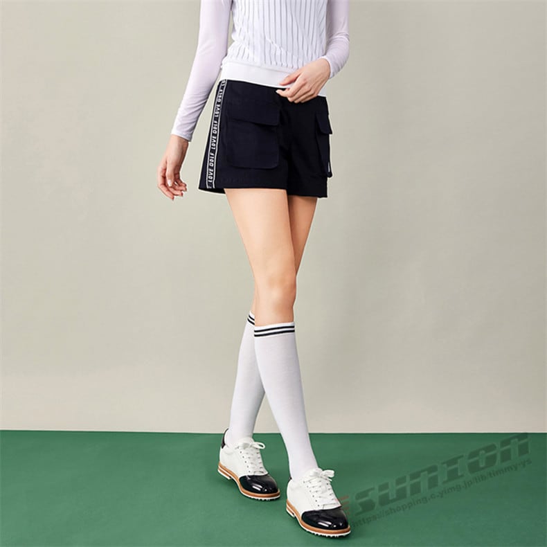 ゴルフウェア レディース ショートパンツ ゴルフ 膝上 五分丈 ゴルフウェア レディース ショートパンツ ゴルフ 膝上 五分丈