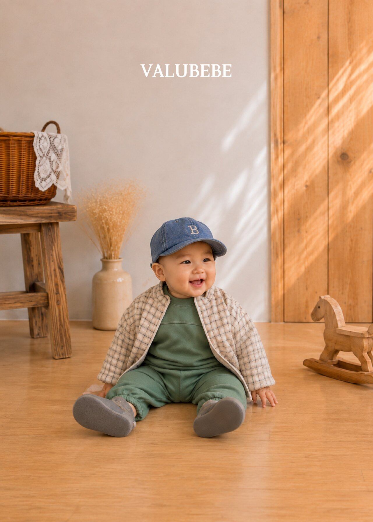 送料無料【予約】/ Bデニムキャップ / valubebe