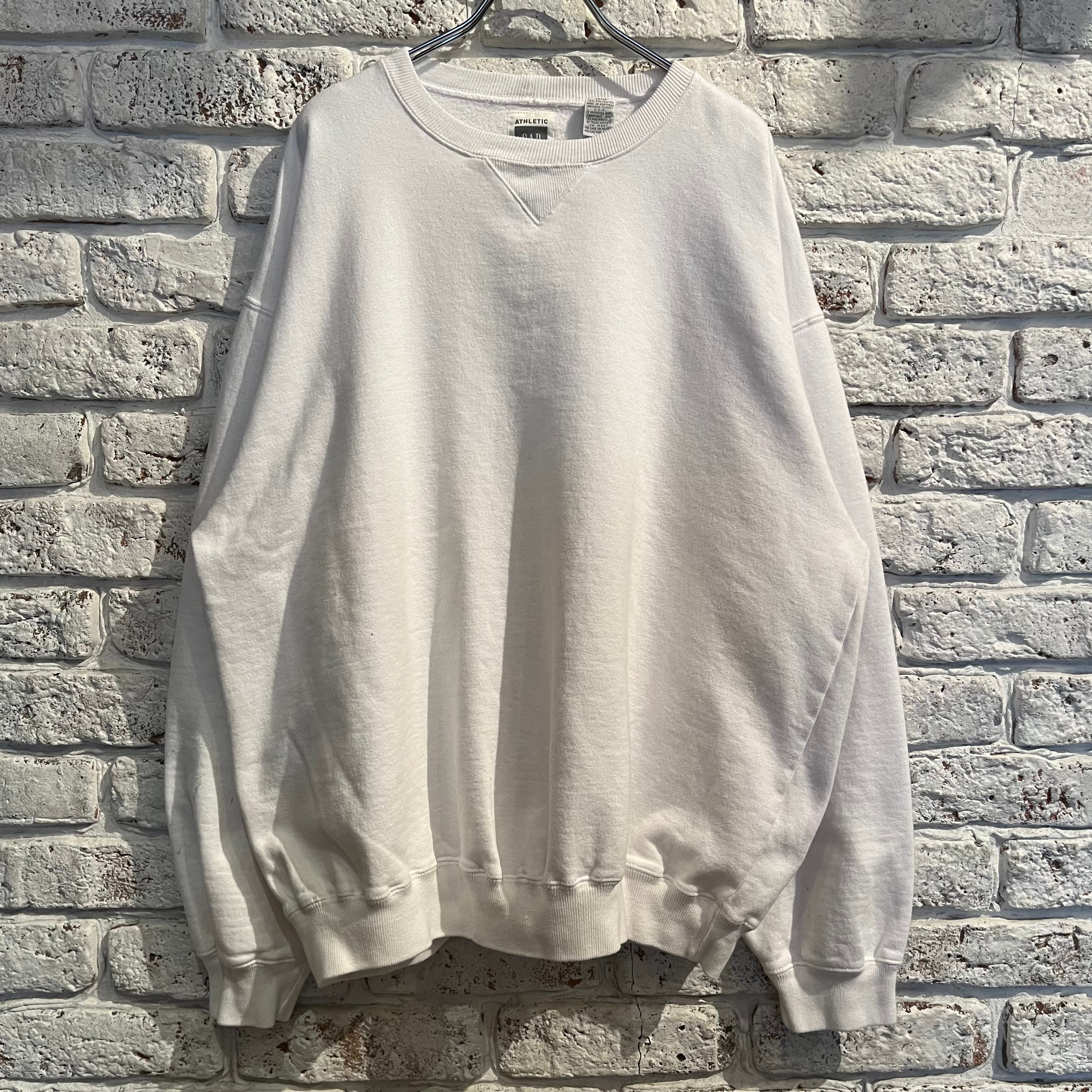 90s Old GAP Crew Sweat White | BerBerJin / & BerBerJin