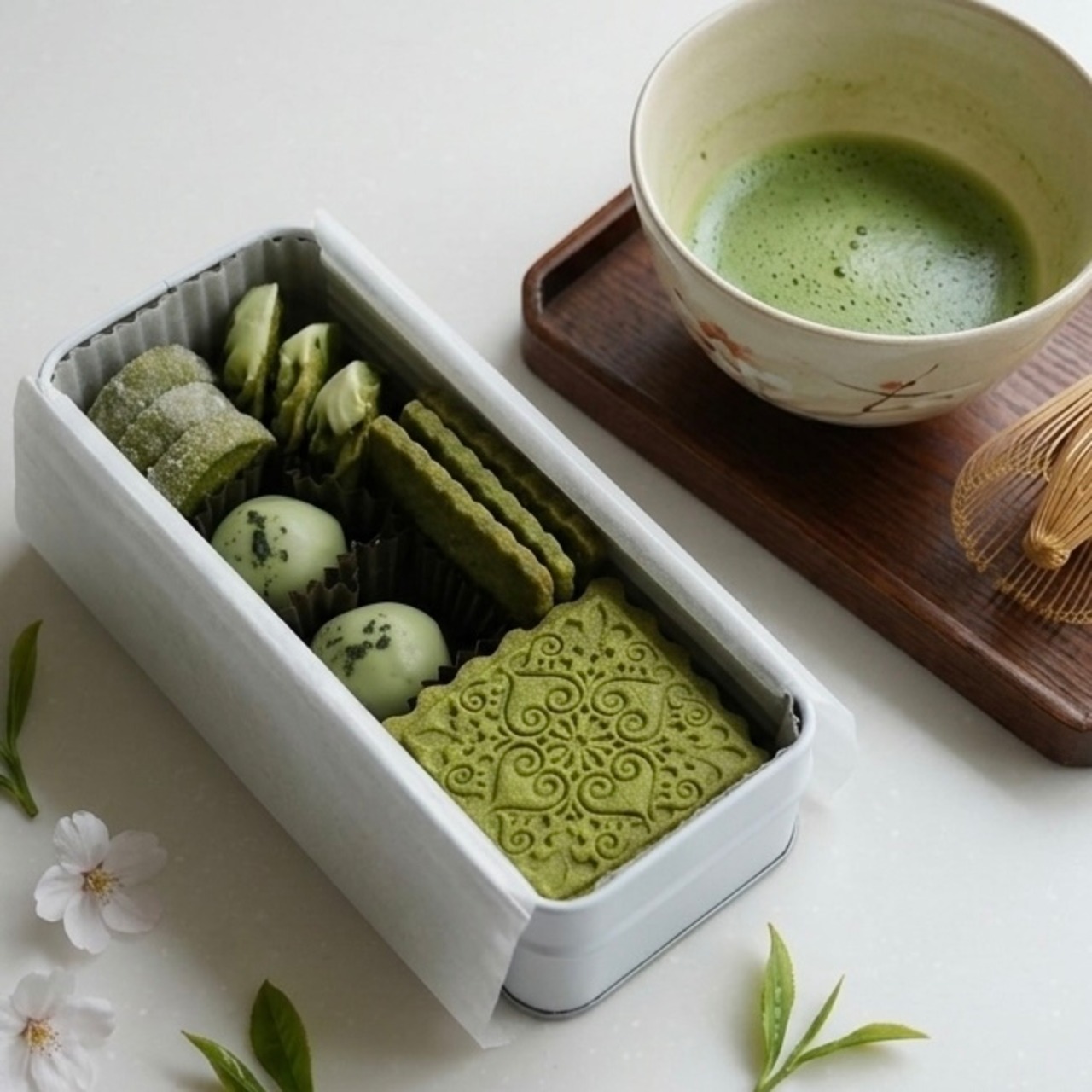 クッキー缶（Green Tea）