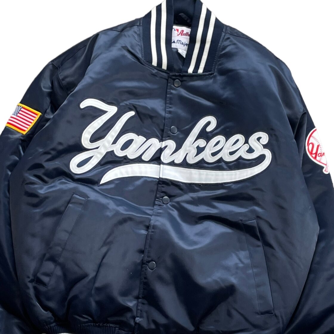 新品 majestic ヤンキーススタジャン くす 