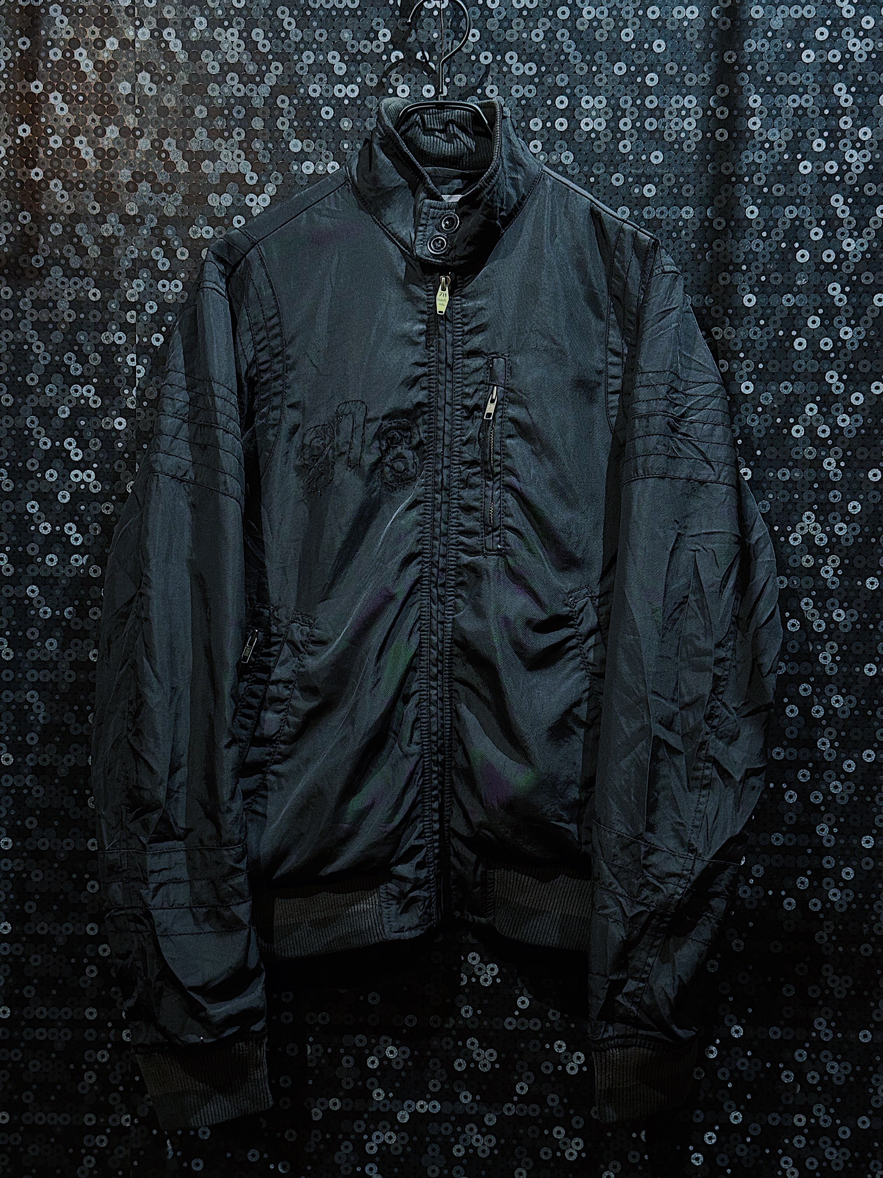 "DIESEL"vintage nylon MA-1 blouson jacket