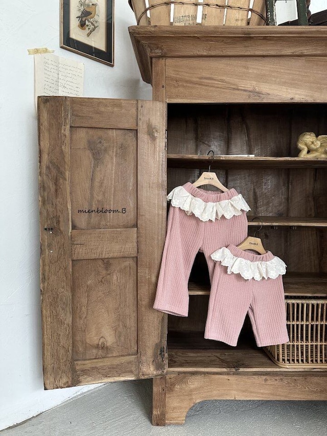 予約⌇mienBloom.b / Bubble Lace Pants (Baby)