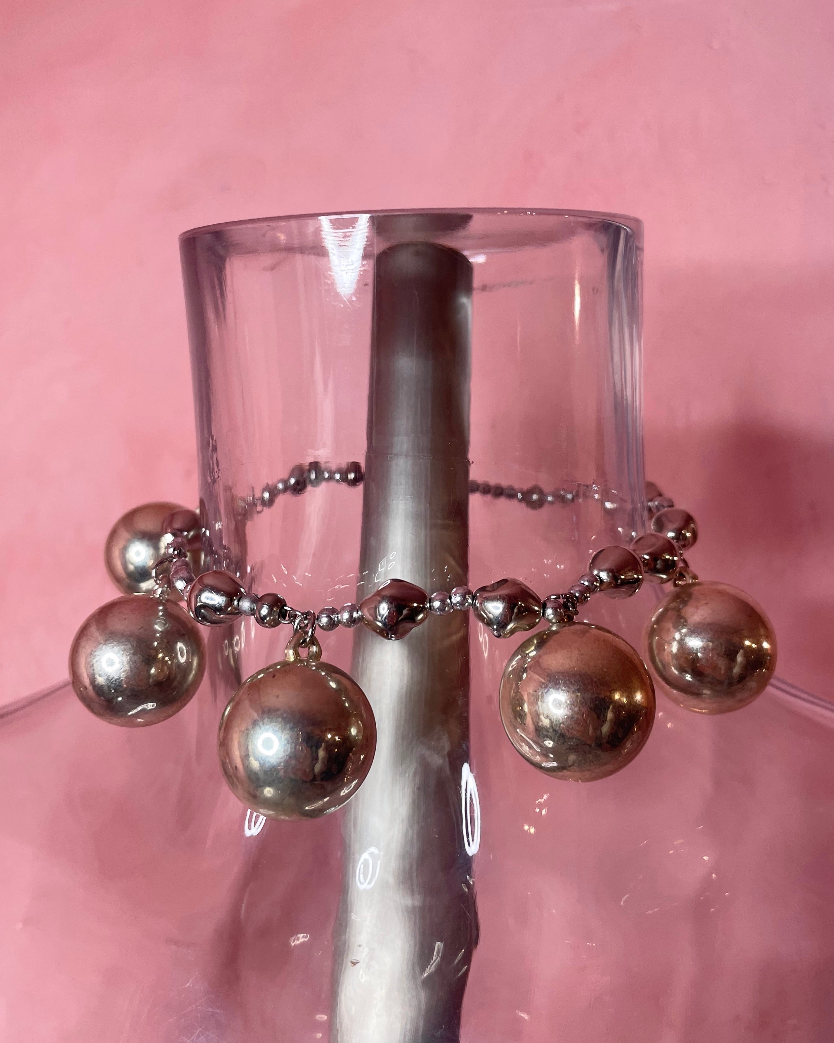 Chunky Charm Necklace〈Silver〉