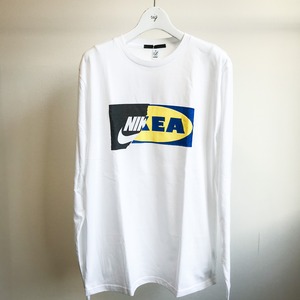 [ BLACK SCORE ] NIKEA Print T-Shirts / WHITE