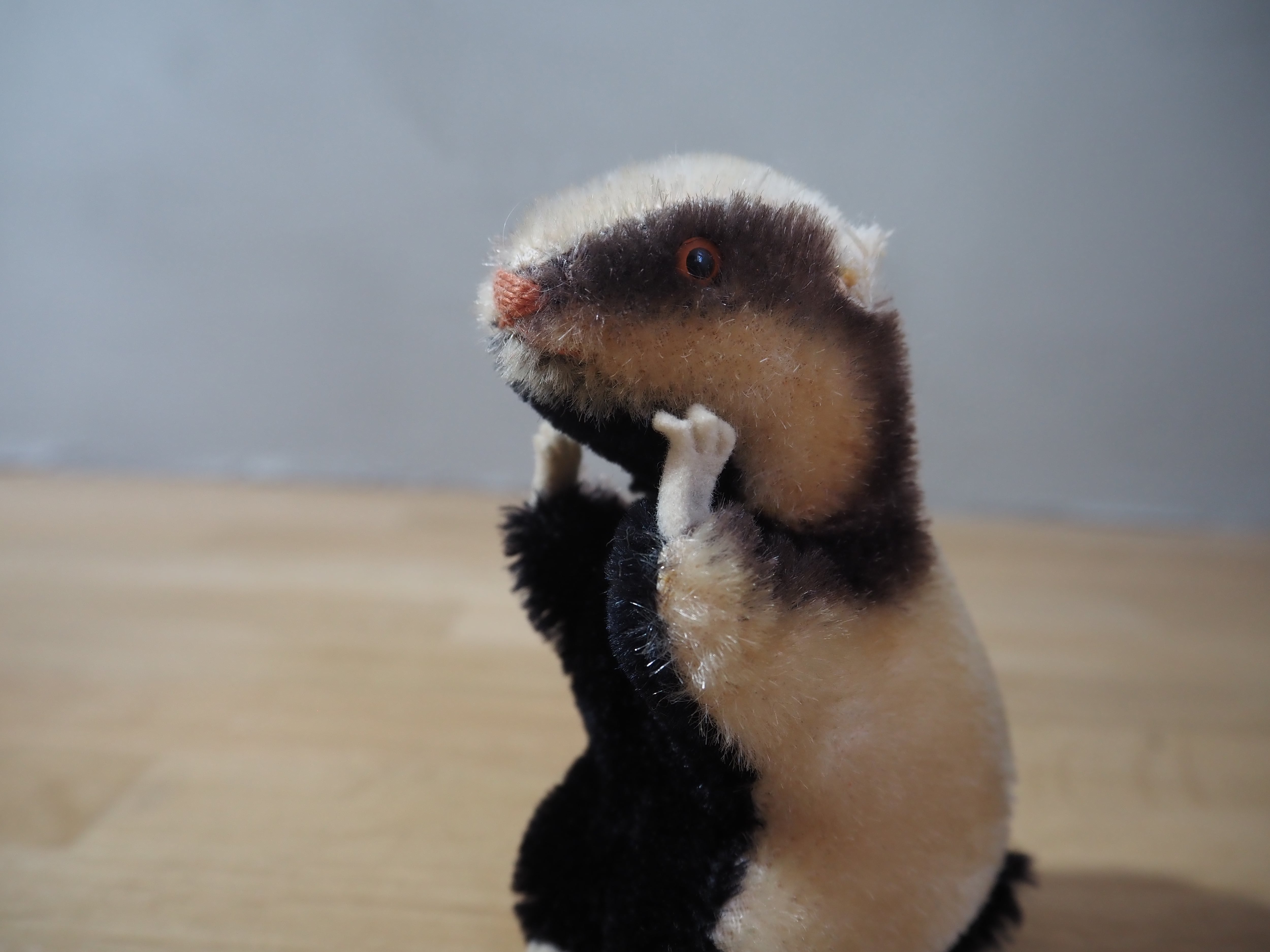 オールド シュタイフ アナグマ Steiff Diggy 10cm | ヒガシマチマーケット