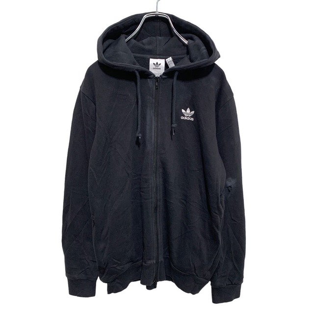 adidas ジップアップ フーディー S ブラック アディダス バック 