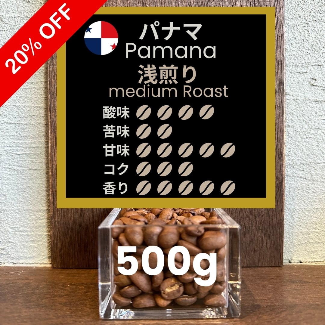 パナマ ゲイシャ ボケテ エル・パロマール農園 ナチュラル 500g（100g