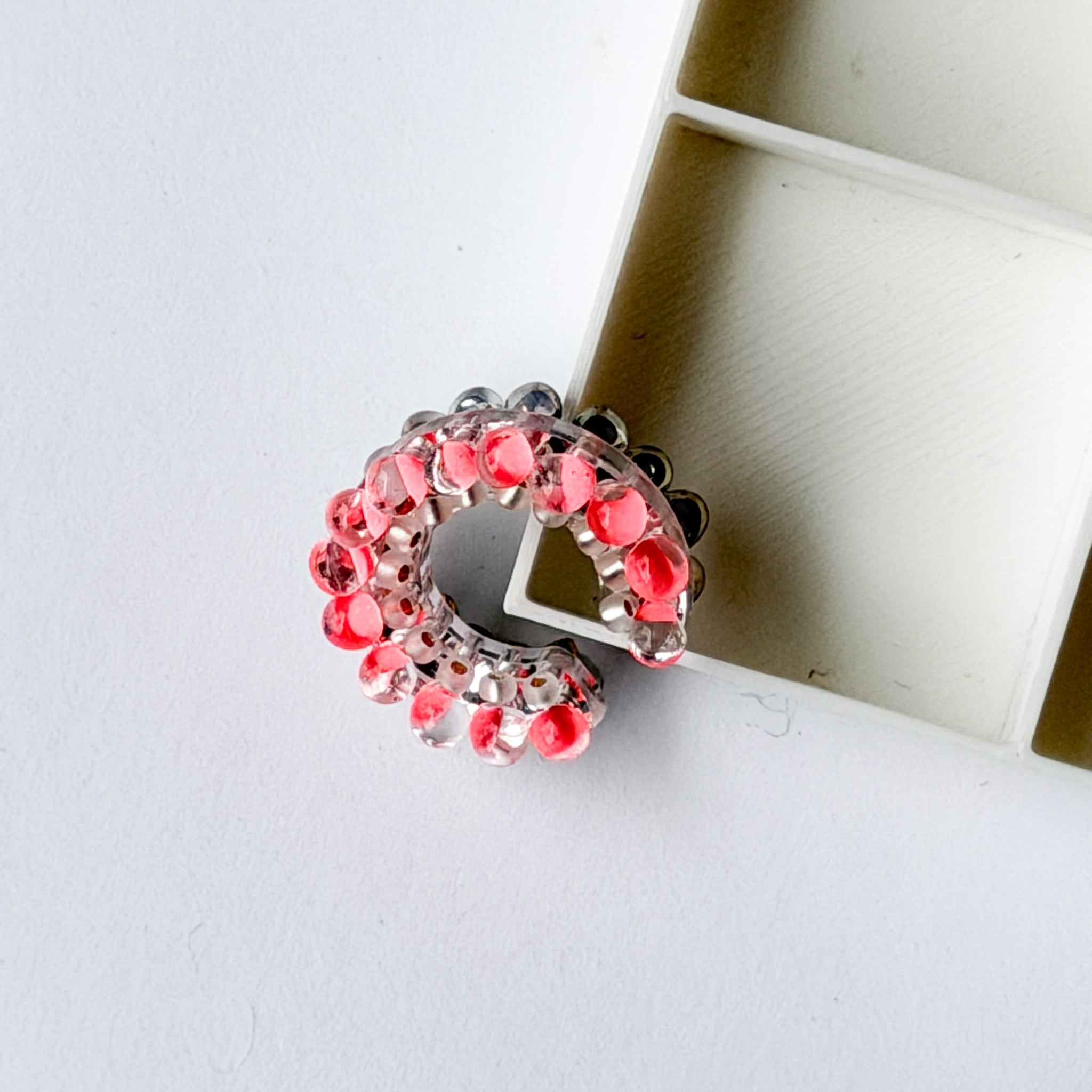 puzzle ring ear cuff 'bicolor' [19]