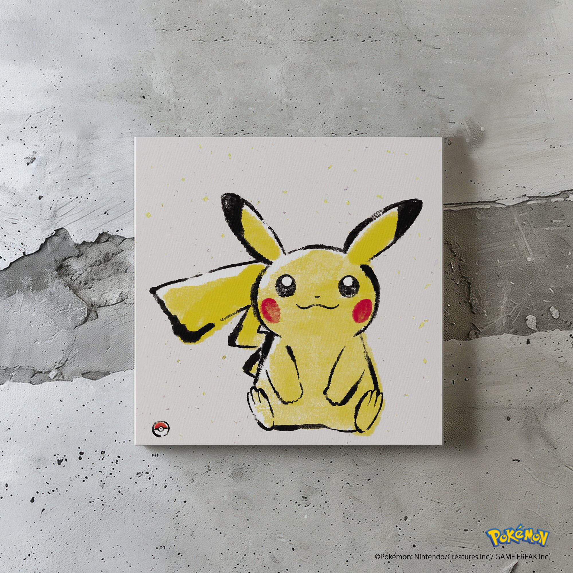 アートパネル ポケットモンスター ポケモン ピカチュウ 筆書き B17