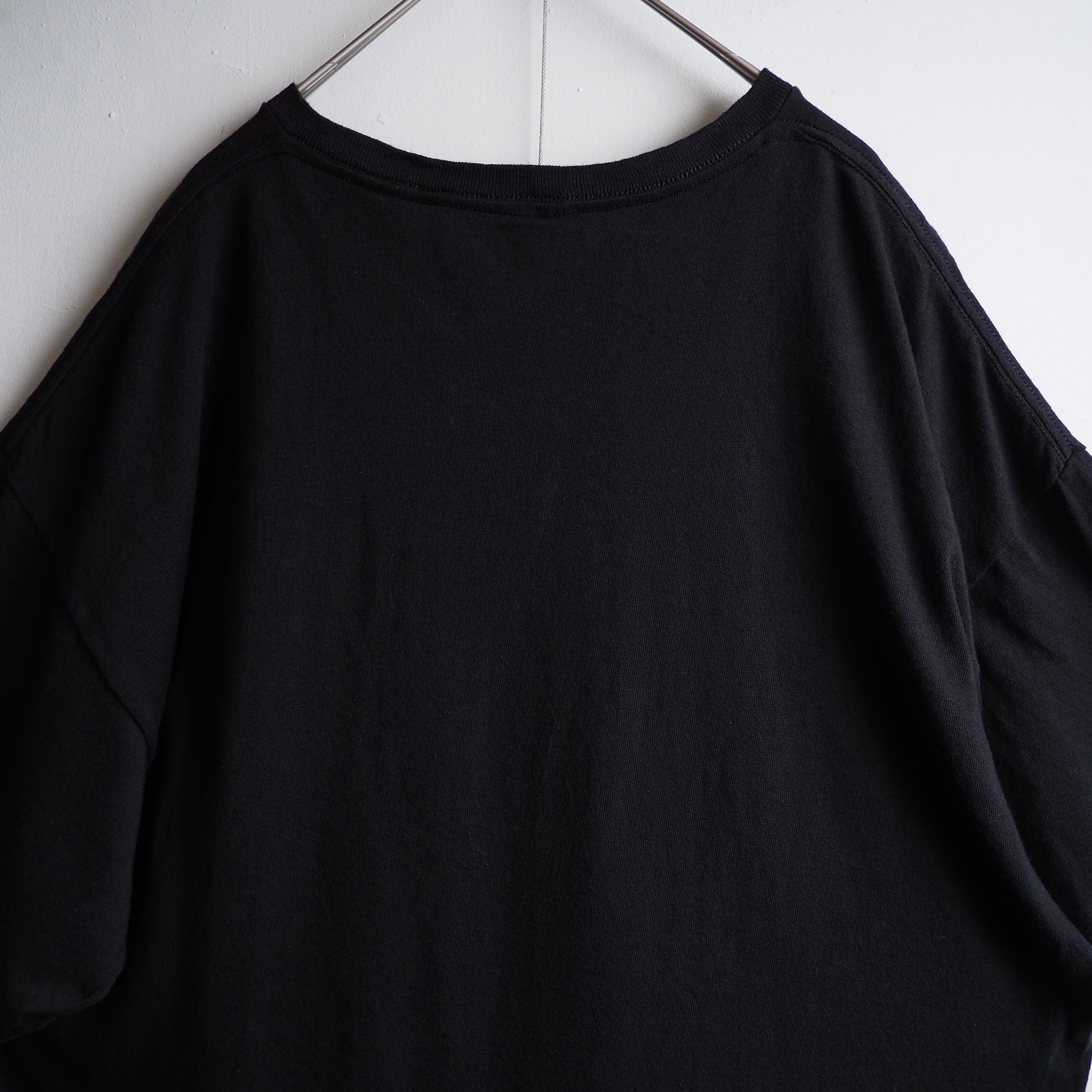 ” STARWARS ” ” Warning!Darth Vader ” printed Black loose Tee