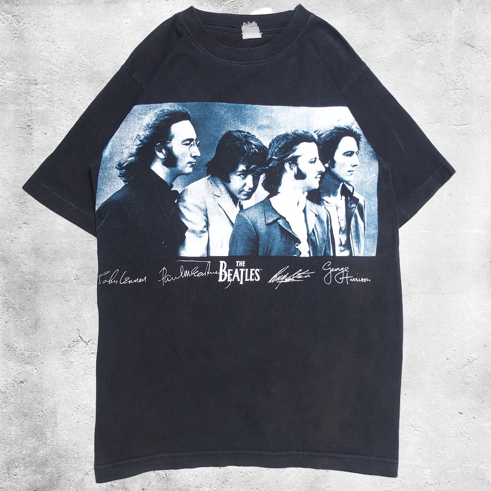 THE BEATLES ザ・ビートルズ Tシャツ バンドT 古着 半袖 ブラック