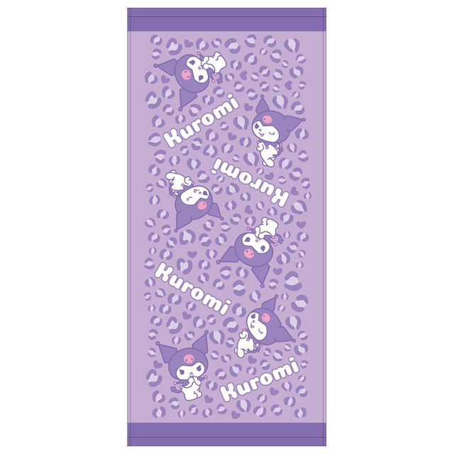 サンリオヒョウ柄フェイスタオル クロミ(4010464)