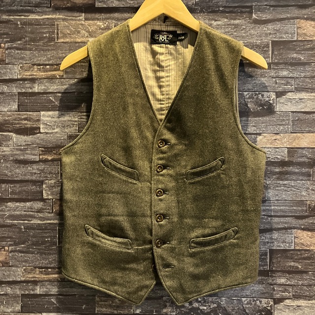RRL MIXED WOOL VEST