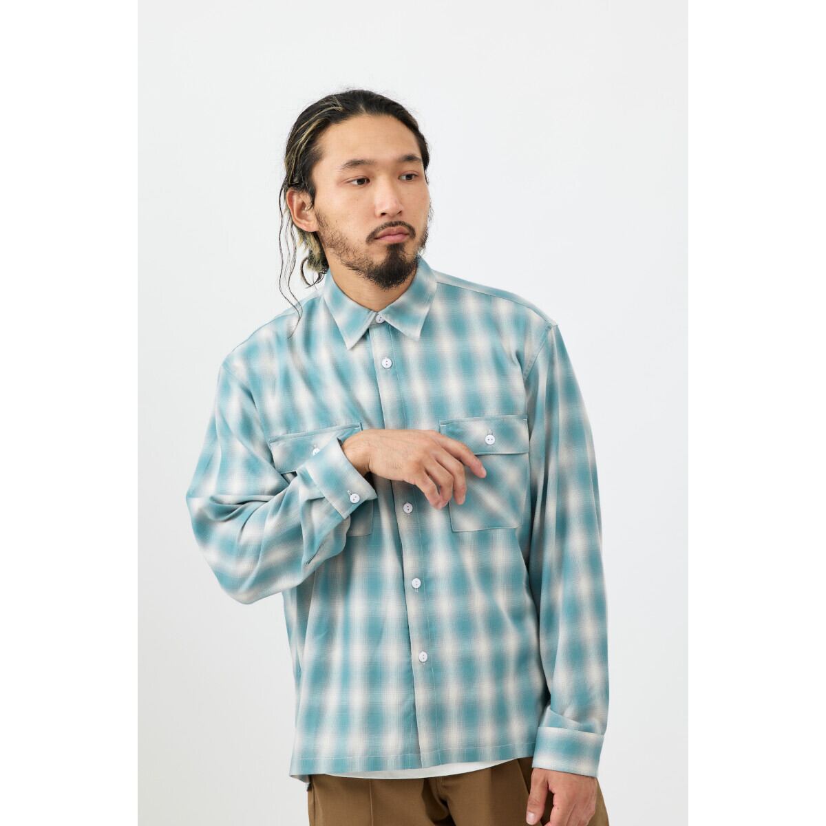 OMBRE CHECK L/S SHIRTS - 3 | 【BIG MIKE / ビッグマイク】公式