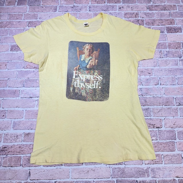 1970s HANES EXPRESS THYSELF T-SHIRT M
