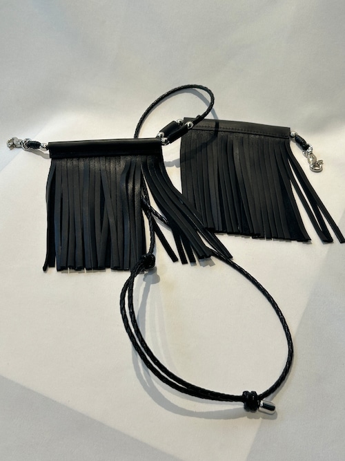 FUMIETANAKA leather fringe code