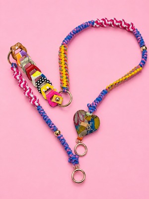 受注生産[松浦志穂×OMNES] Long Strap MULTI2