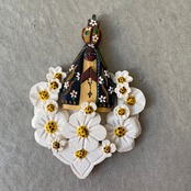 フォークアート OA 壁掛け フラワー&アパレシーダ