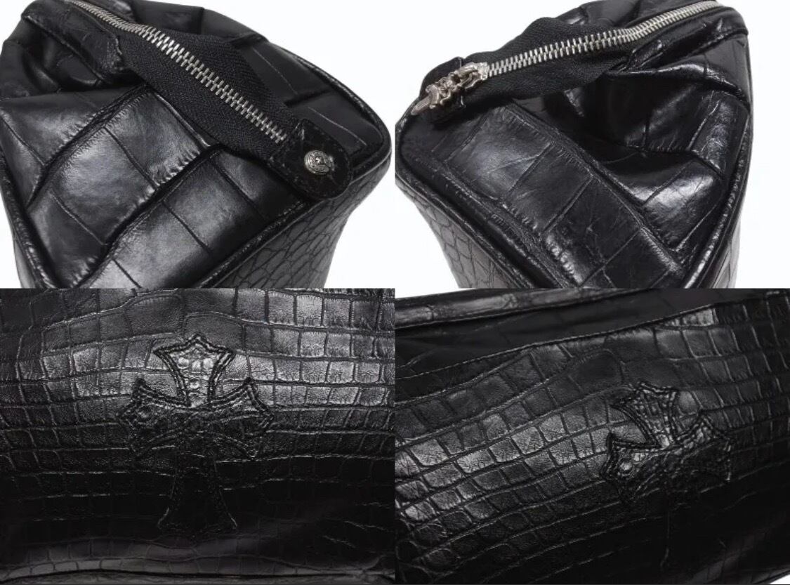 CHROME HEARTS クロムハーツ スクロールラベル クロスパッチ ダガー