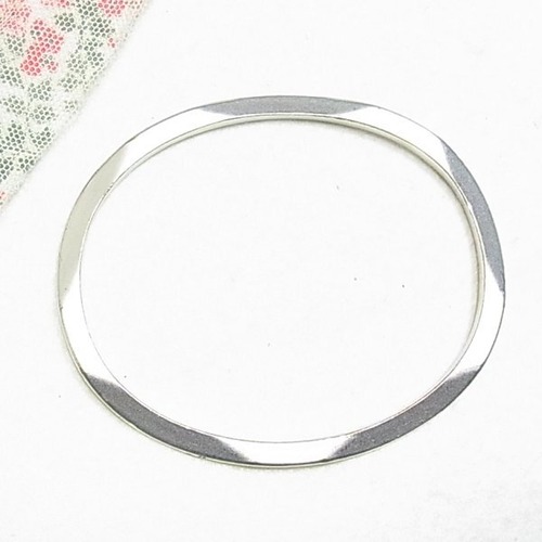 楕円形のバングルブレスレット　アクセサリーのセール通販　11209BR