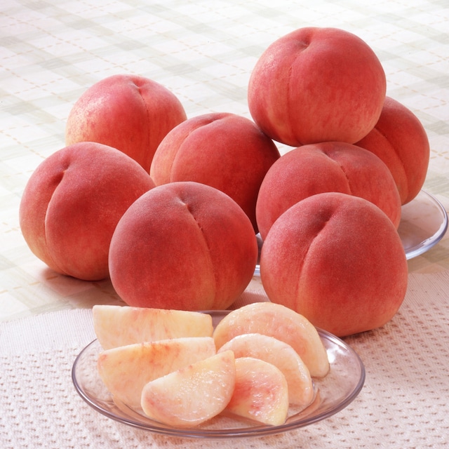 【桃】あかつき ３㎏（8ｰ10個） ＜ 8/8-15頃の限定品♬＞ Peach "Akatsuki"