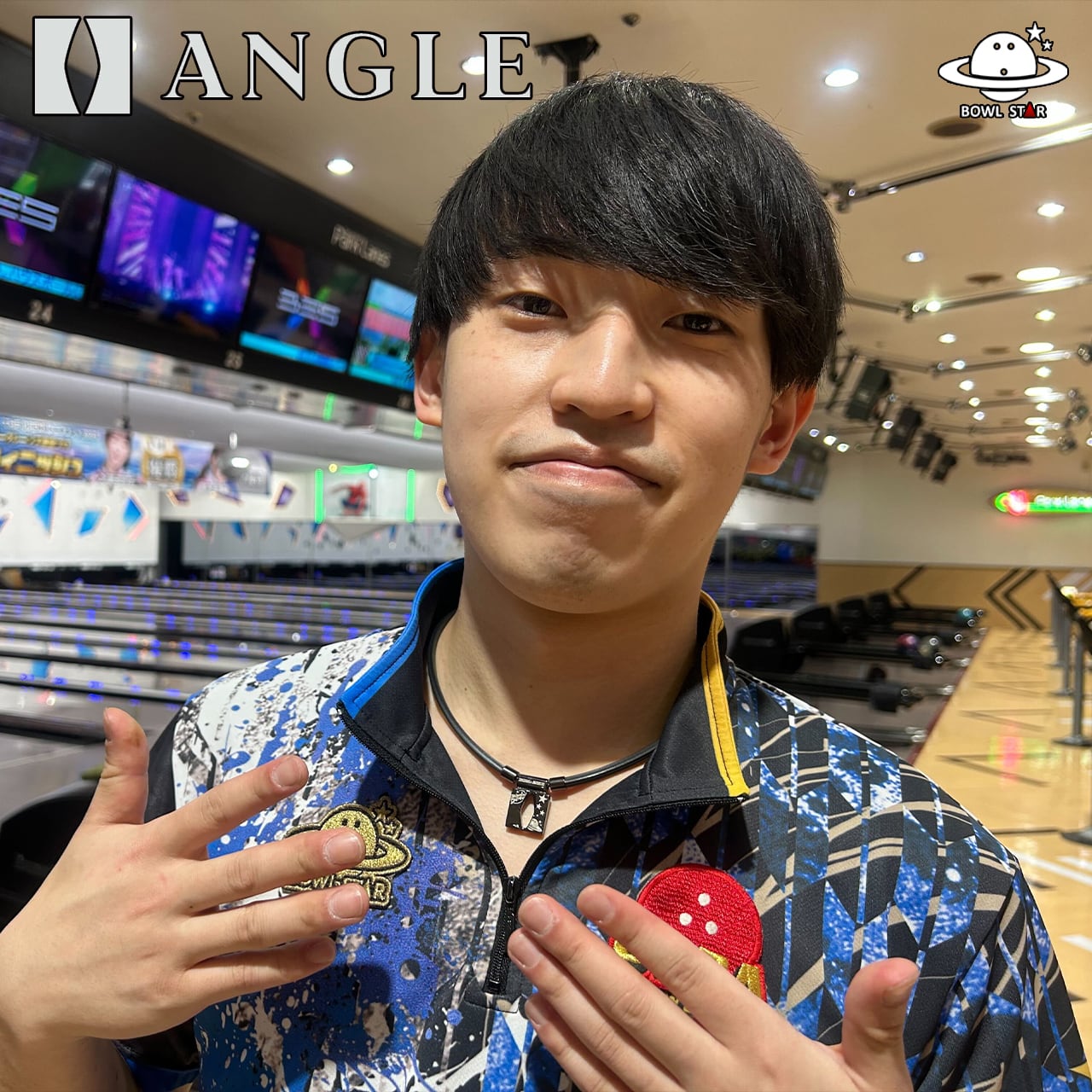 ANGLE x BOWLSTAR e.MODEL 01 NECKLACE BLACK [AN-02]（アングル x