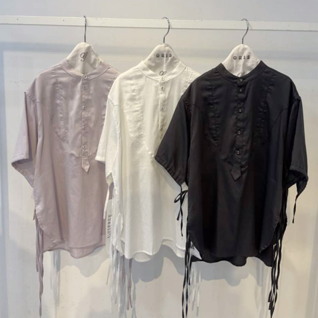 【FINAL SALE】GRIS ”Poncho Shirt