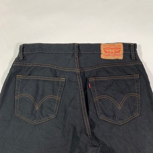 8622 リーバイス 560 ブラックデニム ワイド バギー 輸入古着 W34