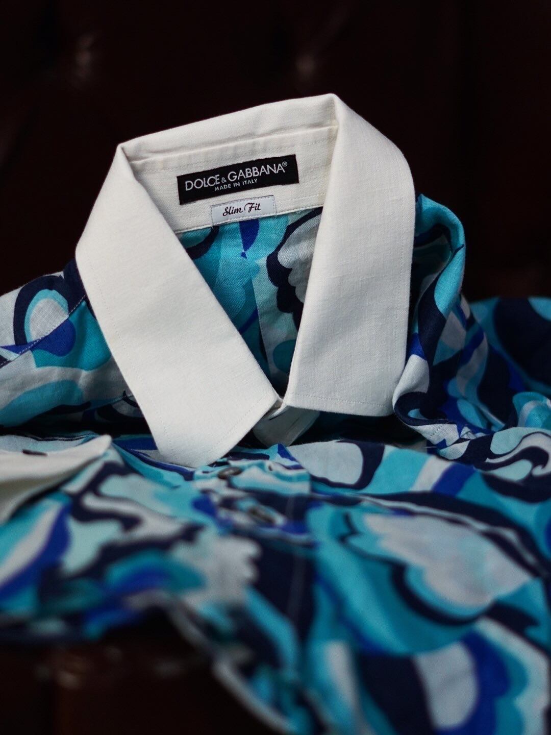 DOLCE&GABBANA LINEN SHIRT | サイケで上品