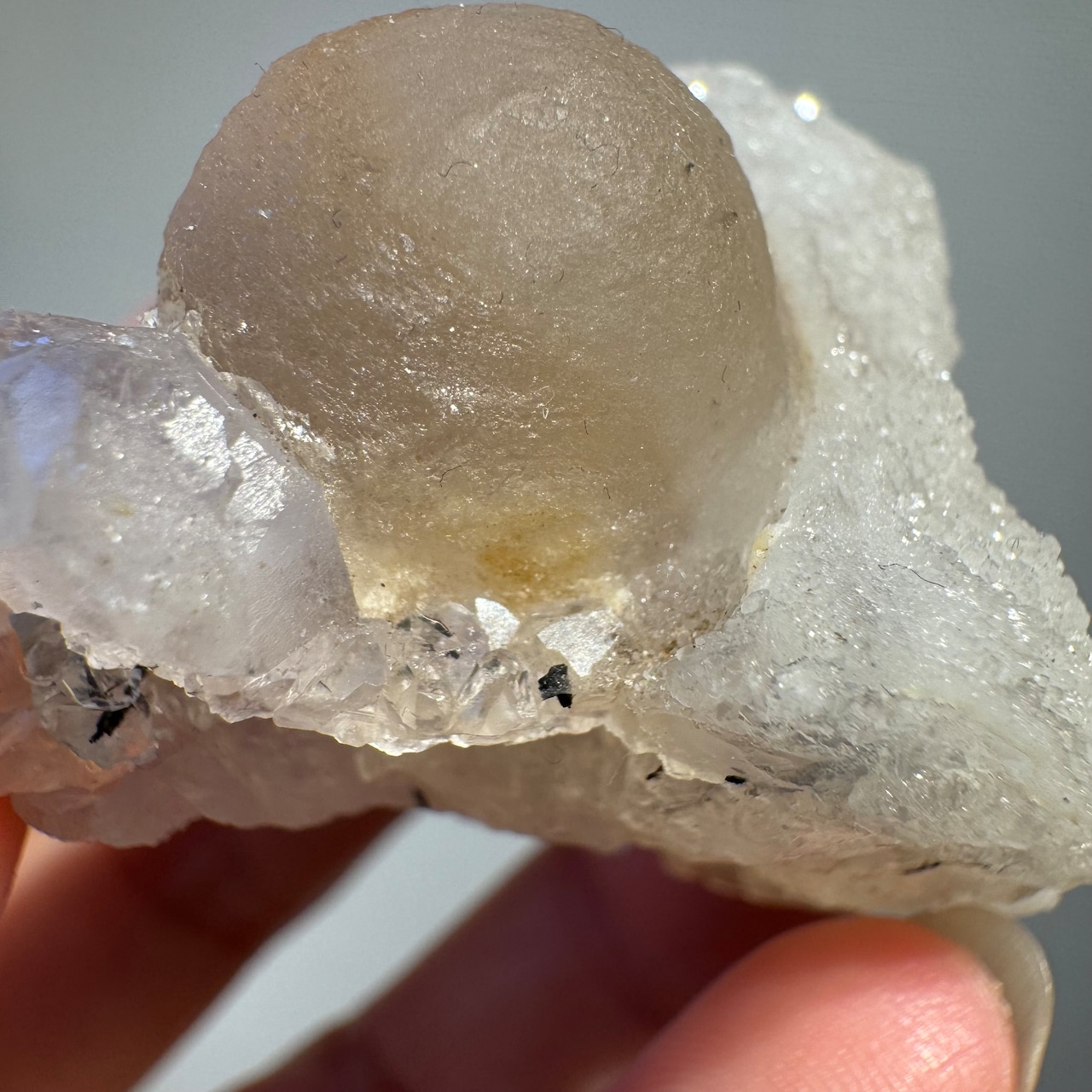 ポンデリングフローライト母岩付き*ブドウ状蛍石原石*251003*天然石*鉱物標本*インテリアストーン