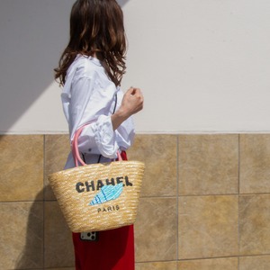 【８色】Account　SMALL BASKET BAG　小さめサイズカゴバッグ　商品番号：22-4393G