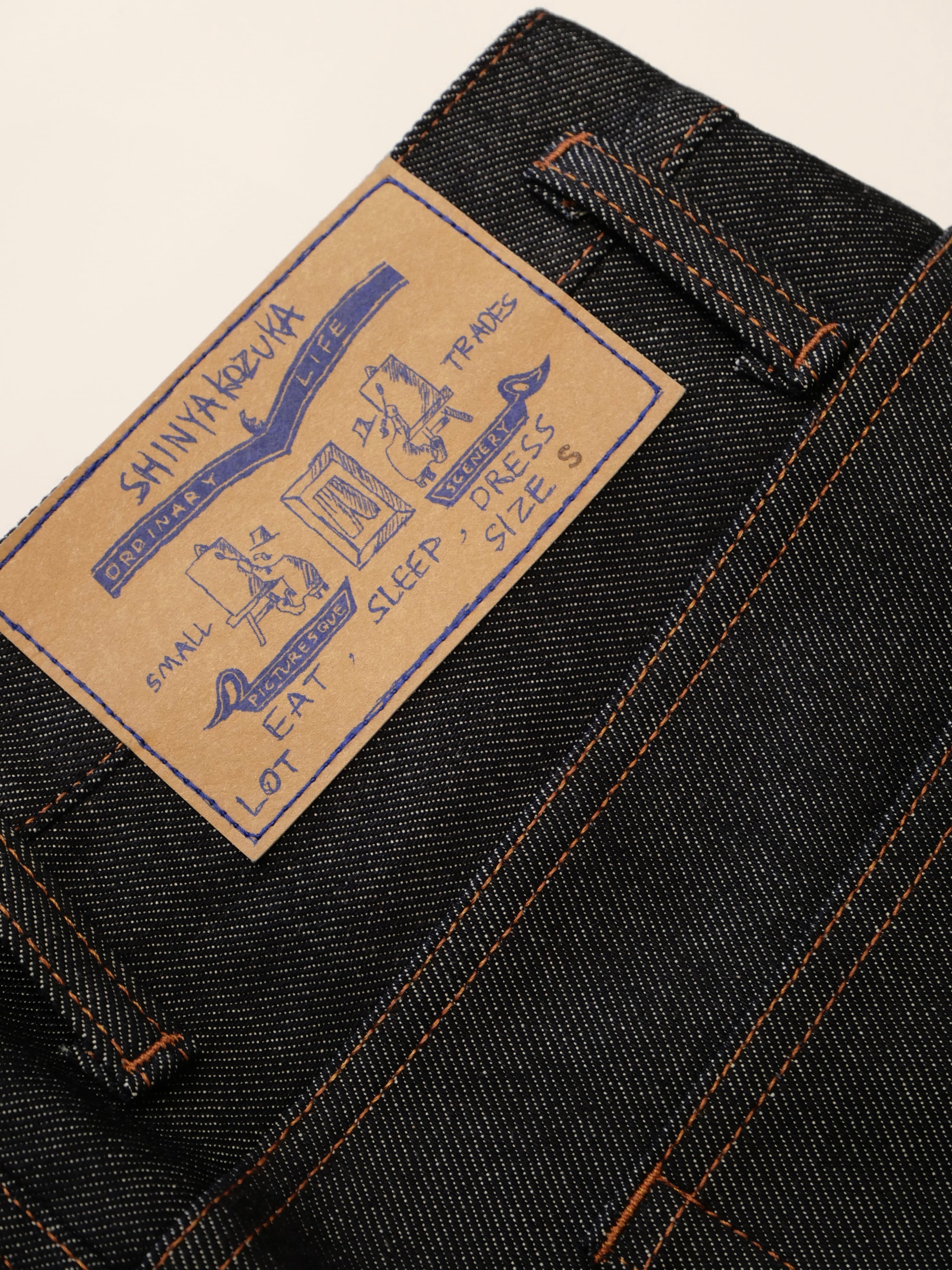 SHINYAKOZUKA ORDINARY CITY BAGGY (ISSUE#8) Indigo | CONSTRUCT1