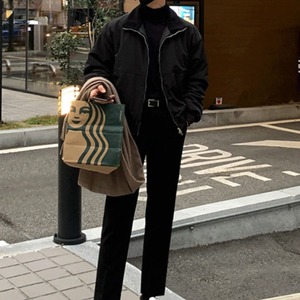 ダブルジップシンプルブルゾン　MT0080356