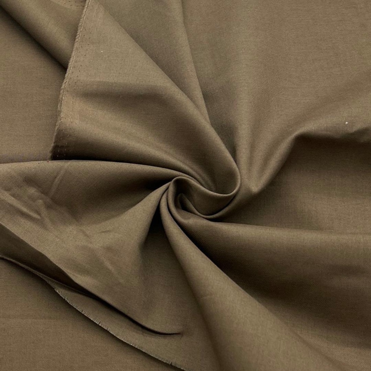 NY271◆1.8m◆L◆綿100%先染め綾織生地◆カーキ