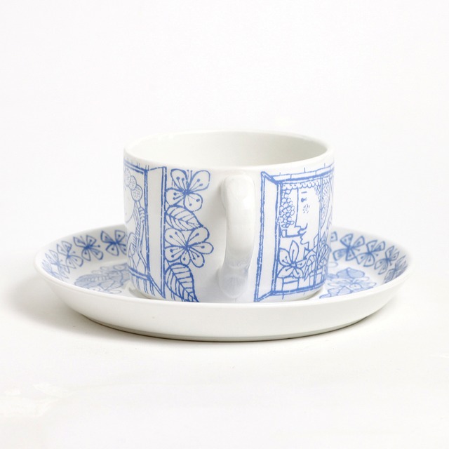 Gustavsberg グスタフスベリ BORO ボロ ティーカップ＆ソーサー - 10 北欧ヴィンテージ　☆わけあり☆