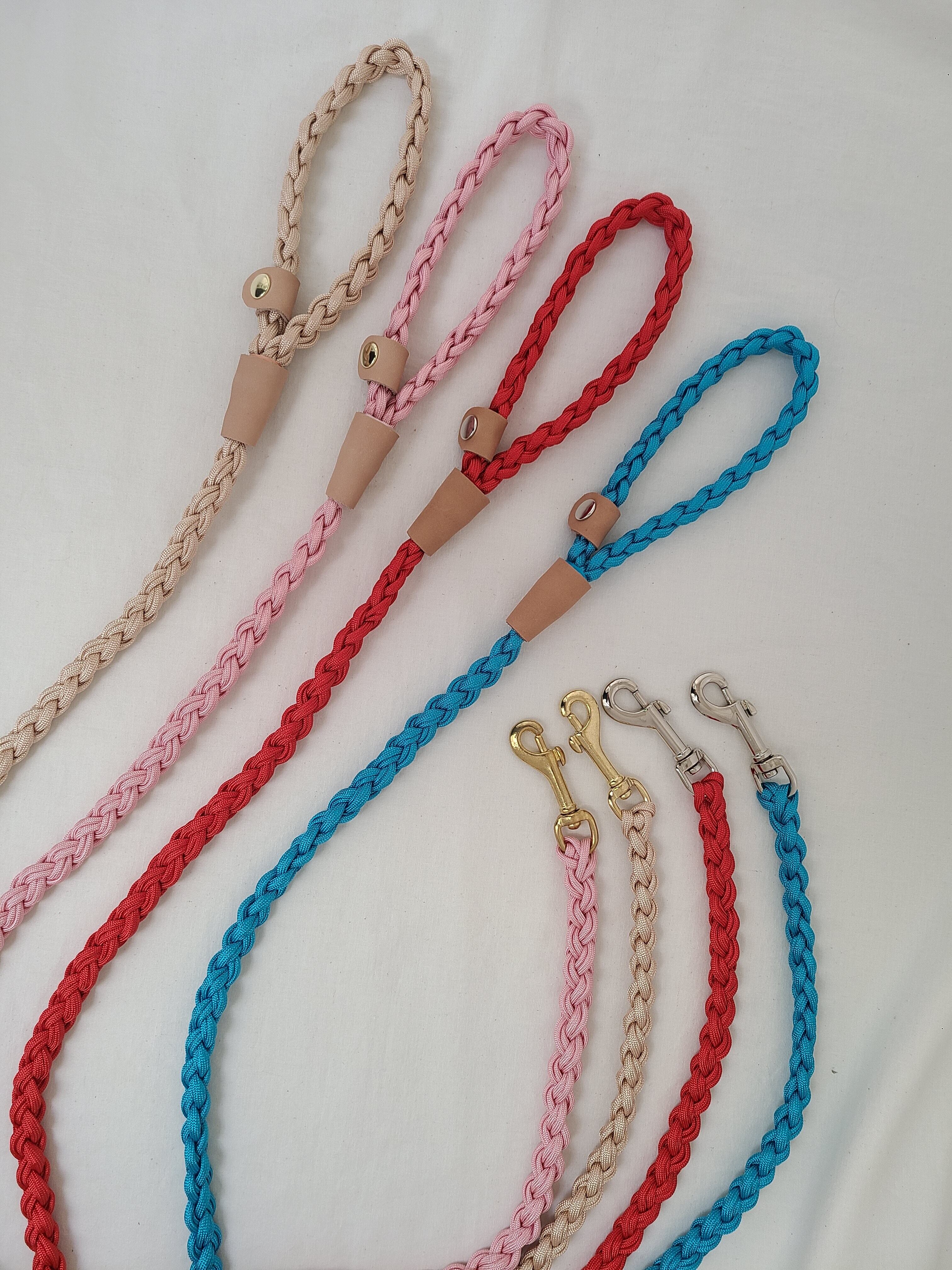 パラコードリード　チェリーピンク　ピンク レオパード　№043 パラコードリード チェリーピンク ピンク レオパード №043 8本編み