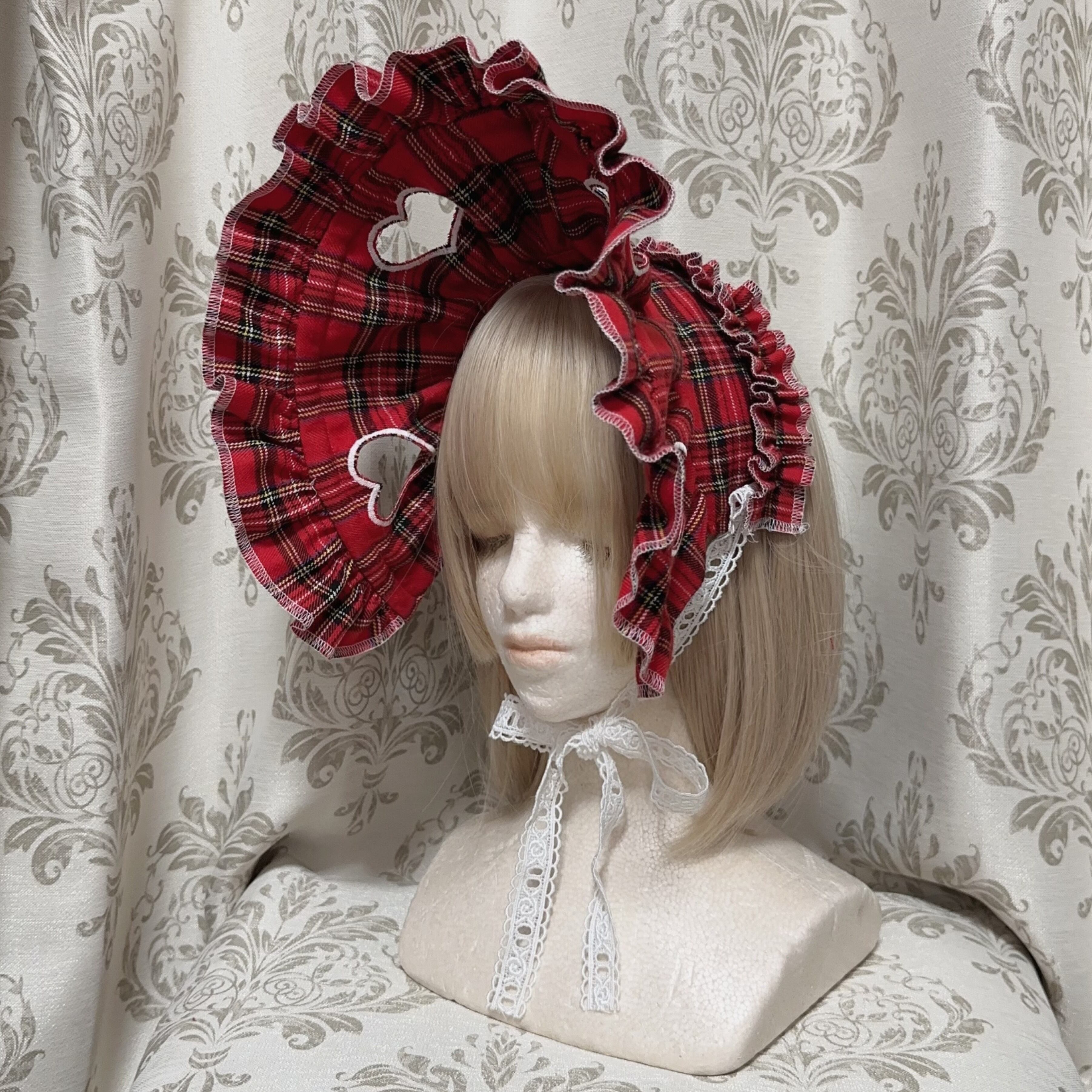 トーションレースのフルボンネット 【公式通販】